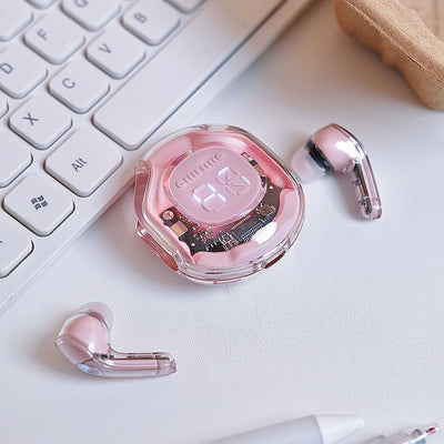 crystal earphones headset